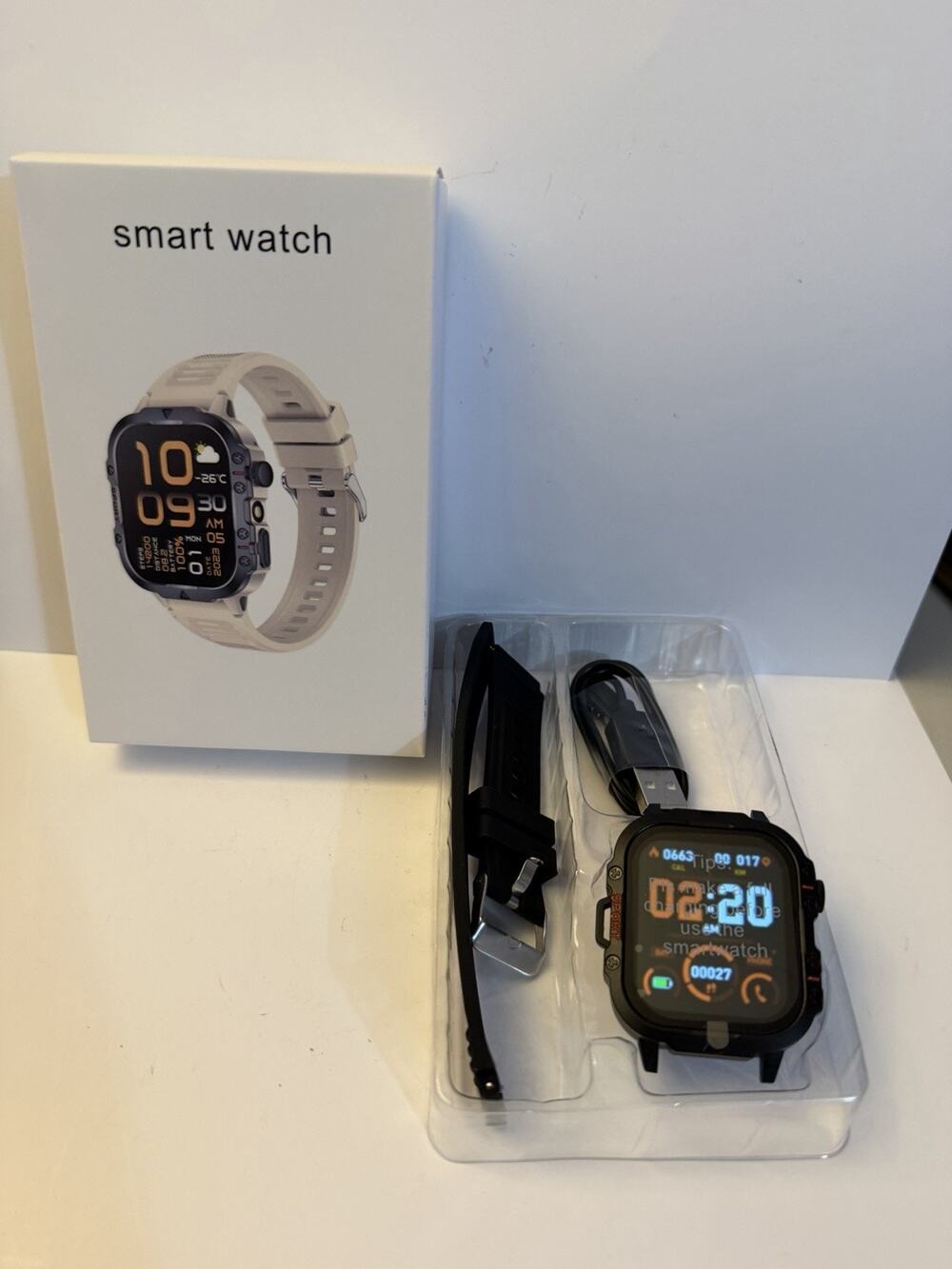 Erun Smart Watch Brand New Vinyl Wristband